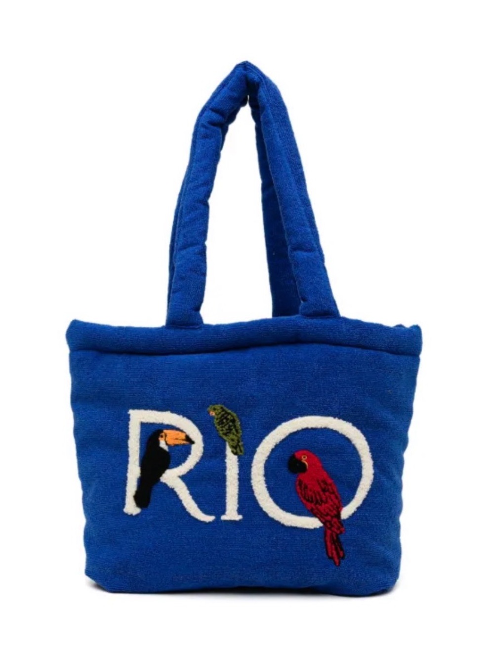 NWT Farm Rio Terrycloth Tote Bag Rio Bird Tote